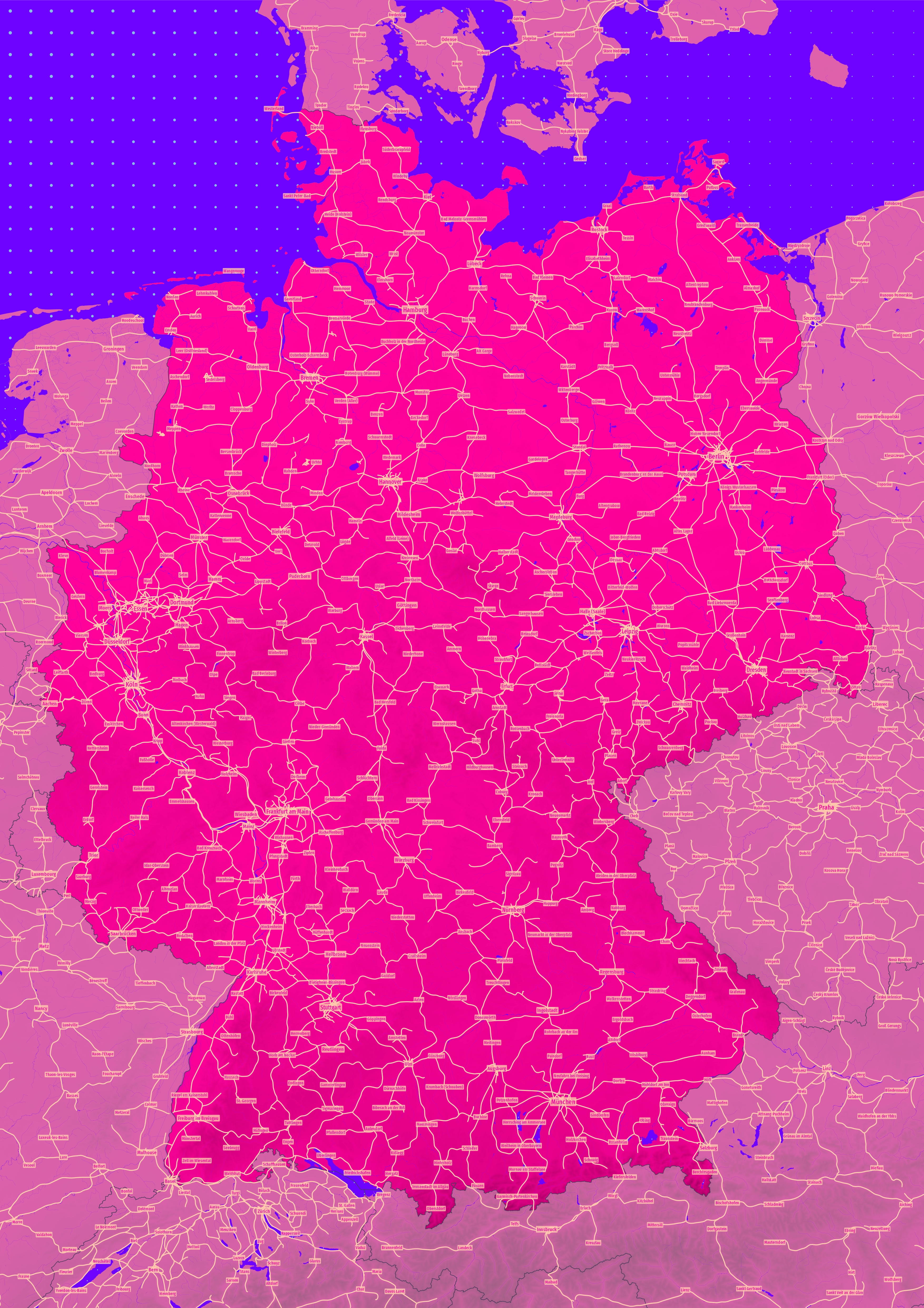 A3 map art - Image 3