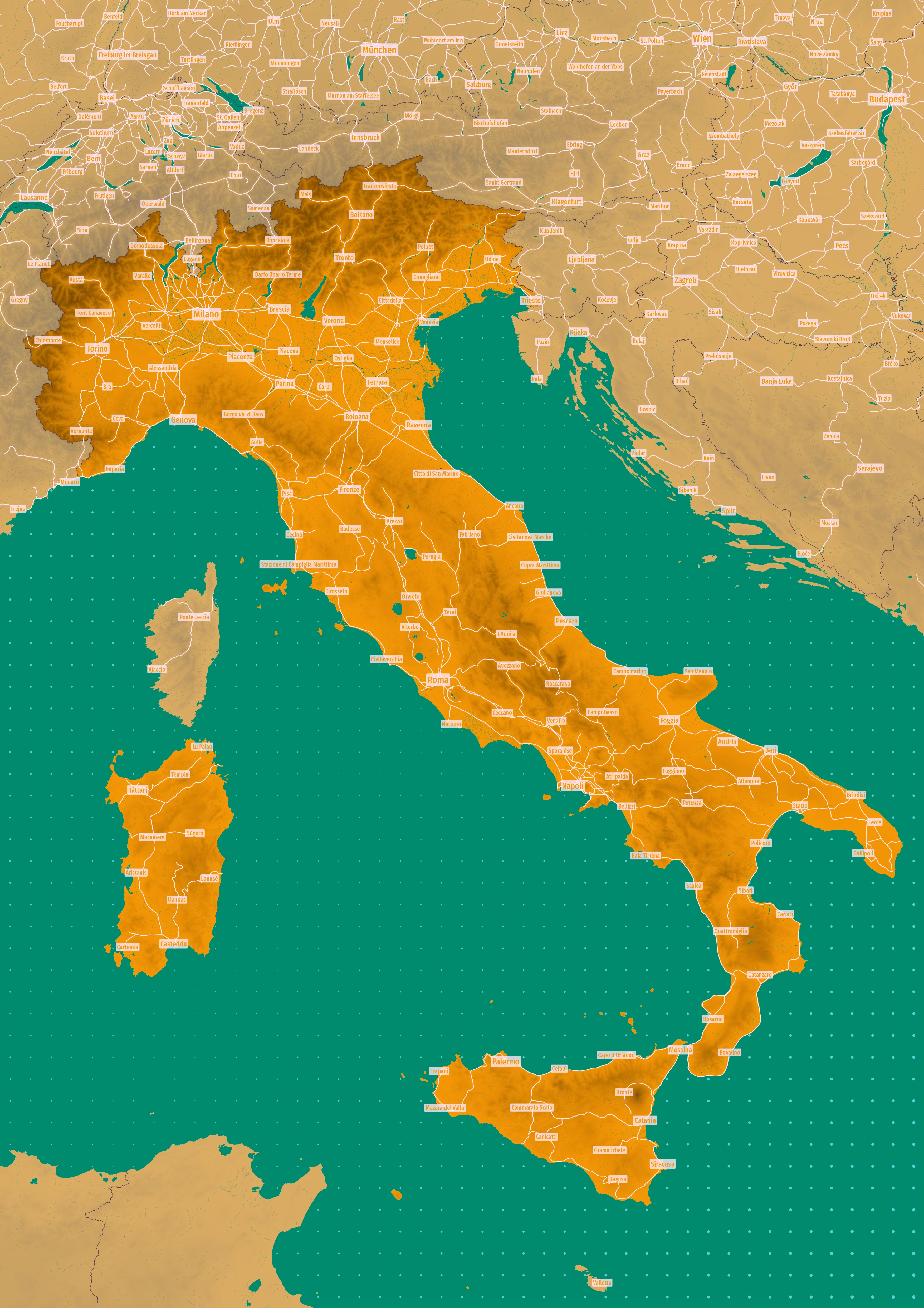 A2 map art - Image 2